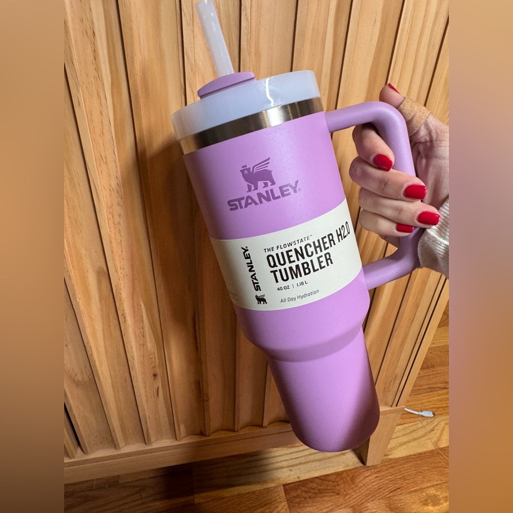 Stanley 40 oz Stainless Steel H2.0 FlowState Quencher Lilac Tumbler NEW WITH TAG